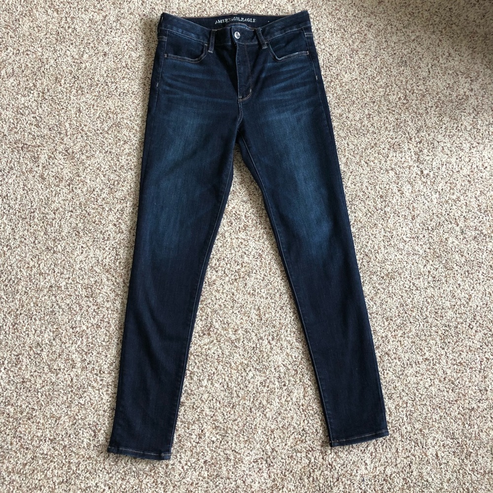 AE hi-rise jegging in 12 long
